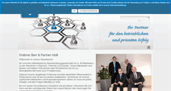 Desktop Screenshot of graebner-berr-partner.de