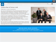 Tablet Screenshot of graebner-berr-partner.de